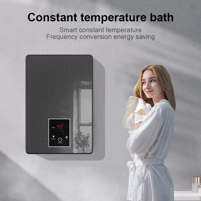 Tixx Water Heater LCD Touch Screen 6500W With Automatic Temperature Control